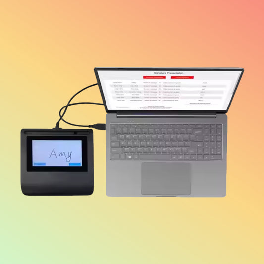 5" AES Encrypted Signature Pad – LCD Handwriting Tablet, OEM, Paperless