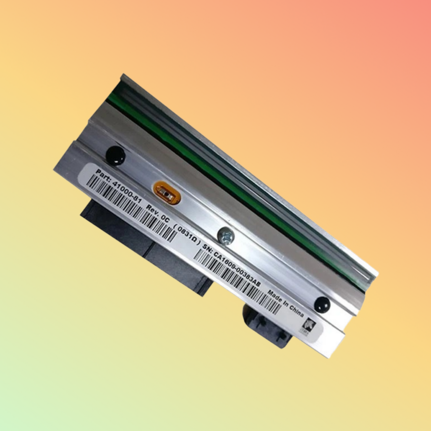 Close-up of the 105SL 203dpi Zebra Printhead, ensuring high-quality, sharp print output