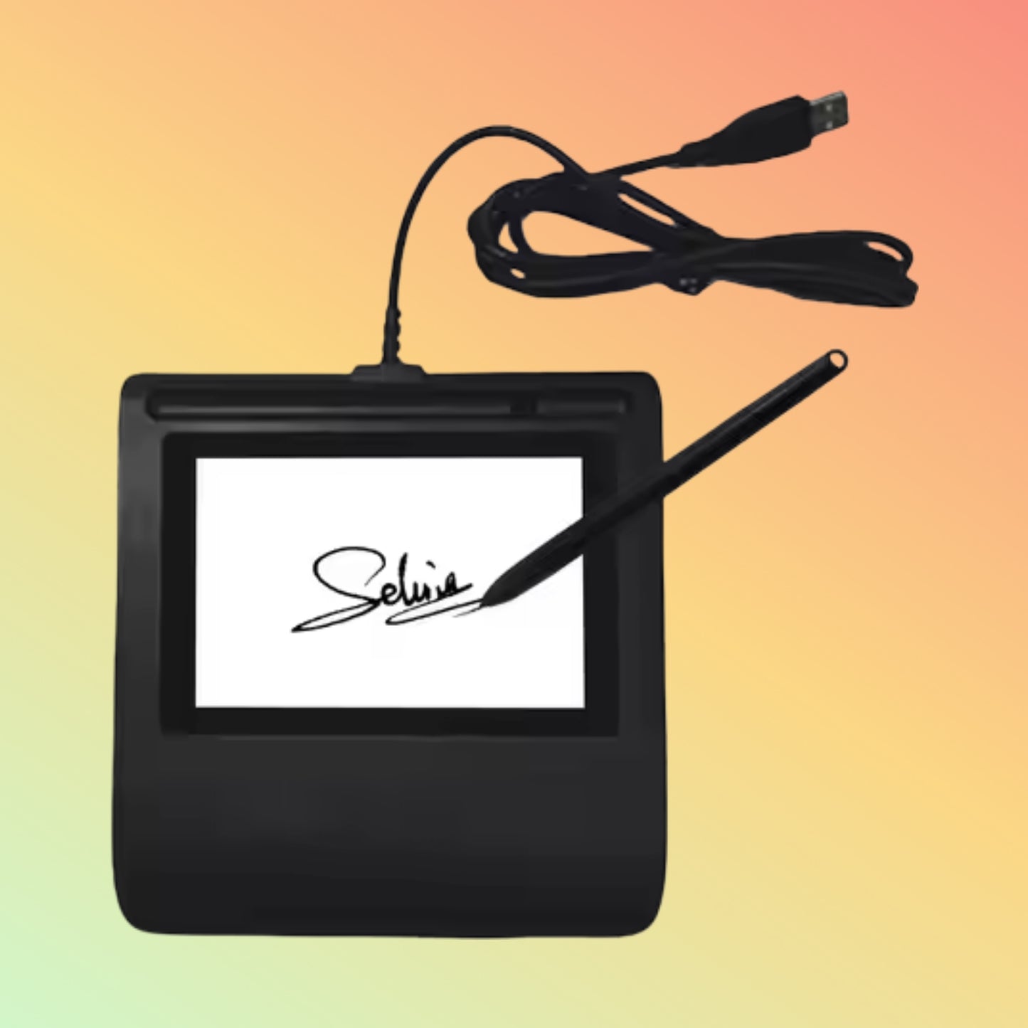 2025 5" Biometric Signature Pad – Fingerprint, Stylus, OEM