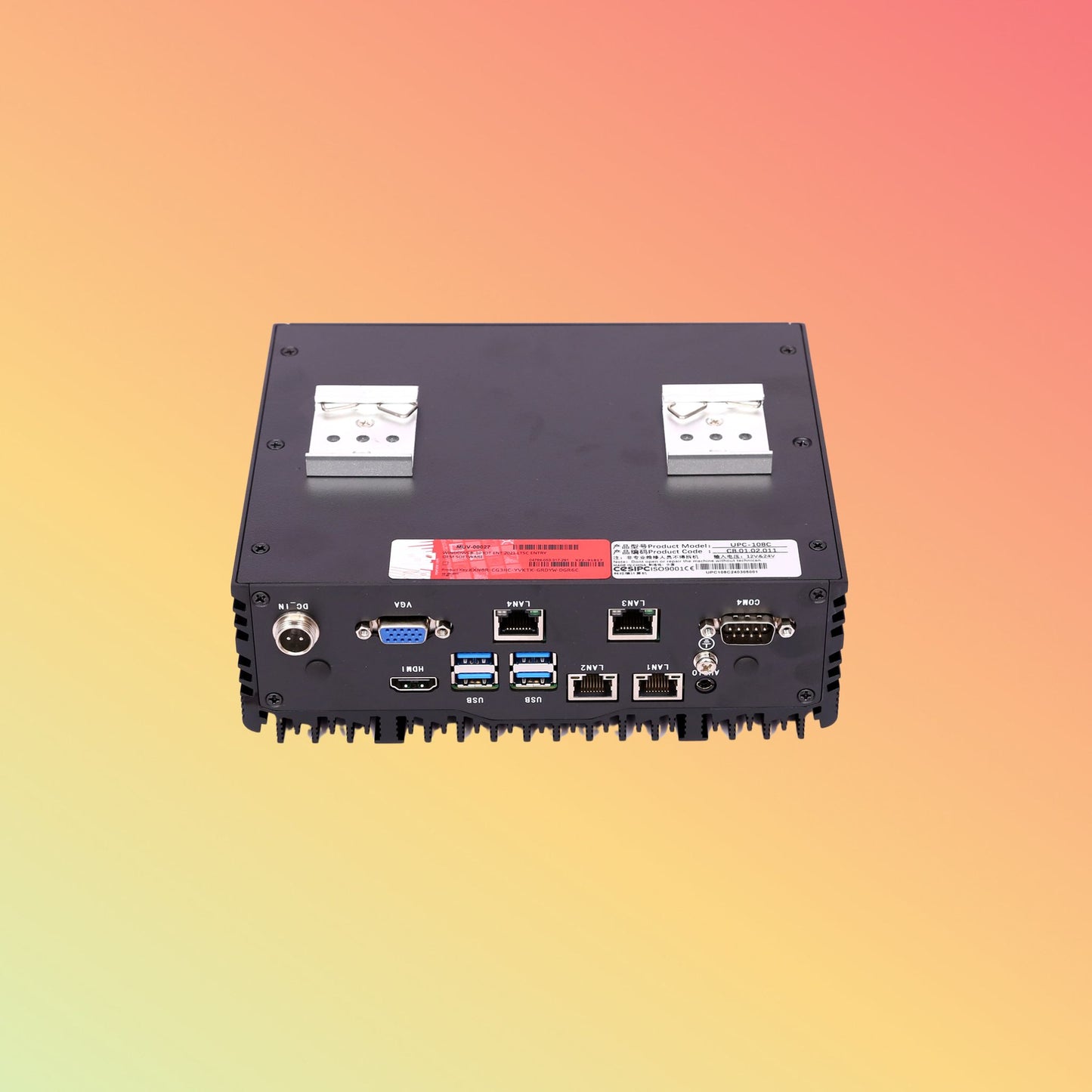 CESIPC Industrial PC Embedded Box J6412 I5 I7 Industrial Pc 4 Ethernet Embedded Computer OEM/ODM Fanless Industrial Pc