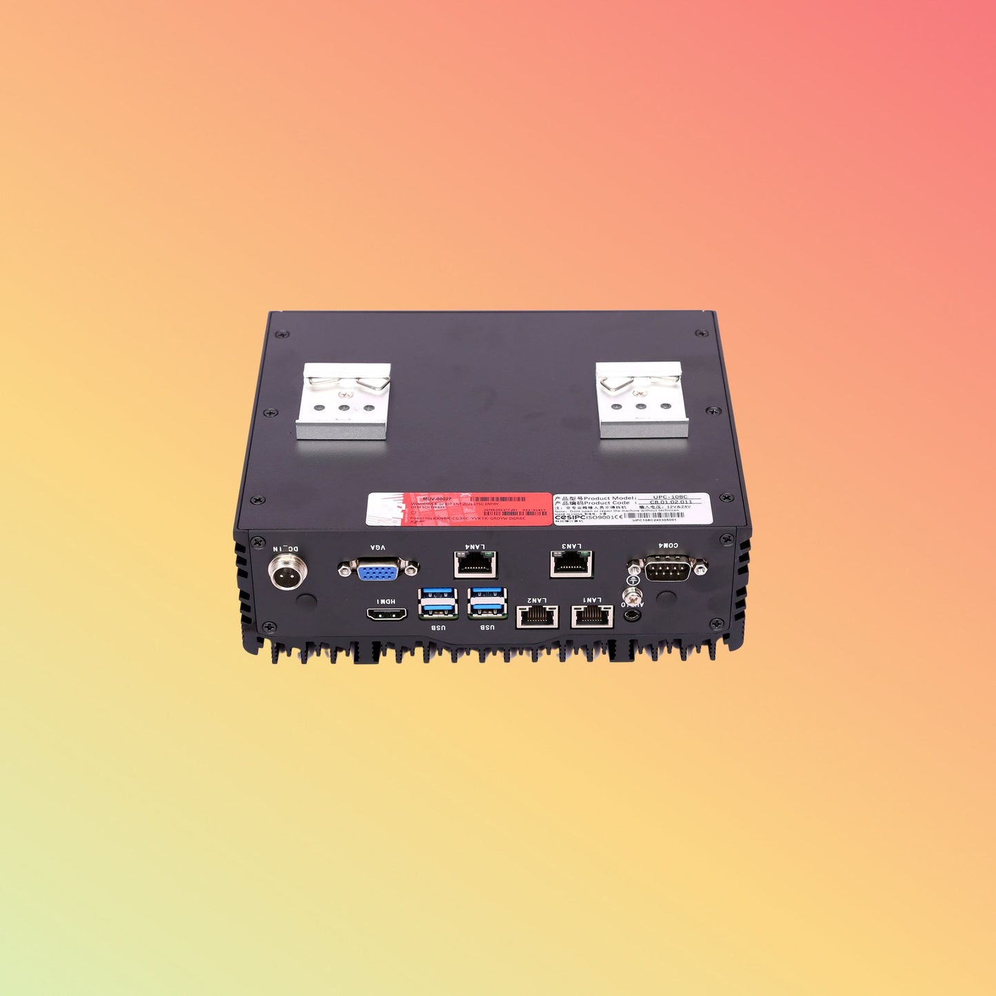 CESIPC Industrial PC Embedded Box J6412 I5 I7 Industrial Pc 4 Ethernet Embedded Computer OEM/ODM Fanless Industrial Pc