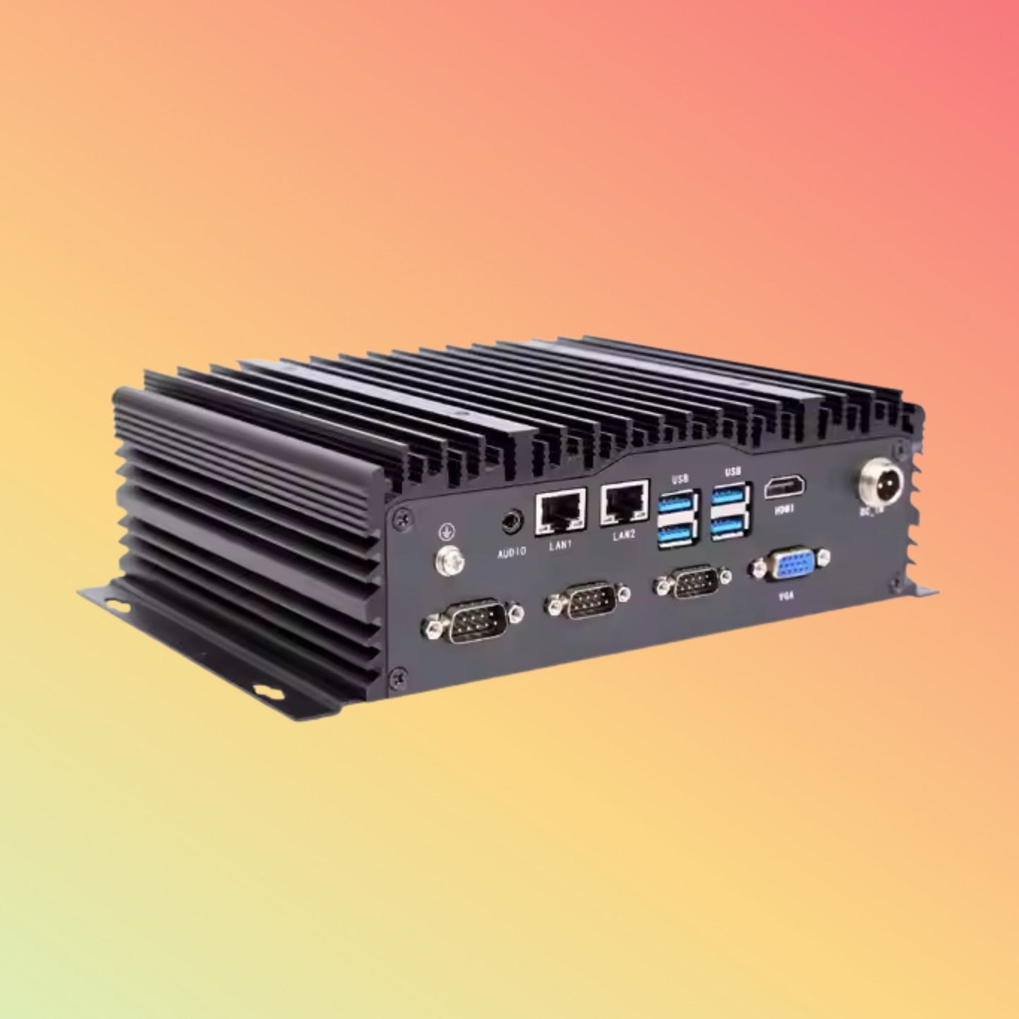 Temperature Embedded Box PC Industrial Computers Embedded Fanless MiniPc Cpu J1900 Quad Core 3g/4g Wifi Industrial PC Computer