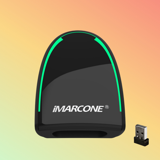 iMARCONE MC-3003RB 2D Wireless Bluetooth Barcode Scanner w/ Receiver
