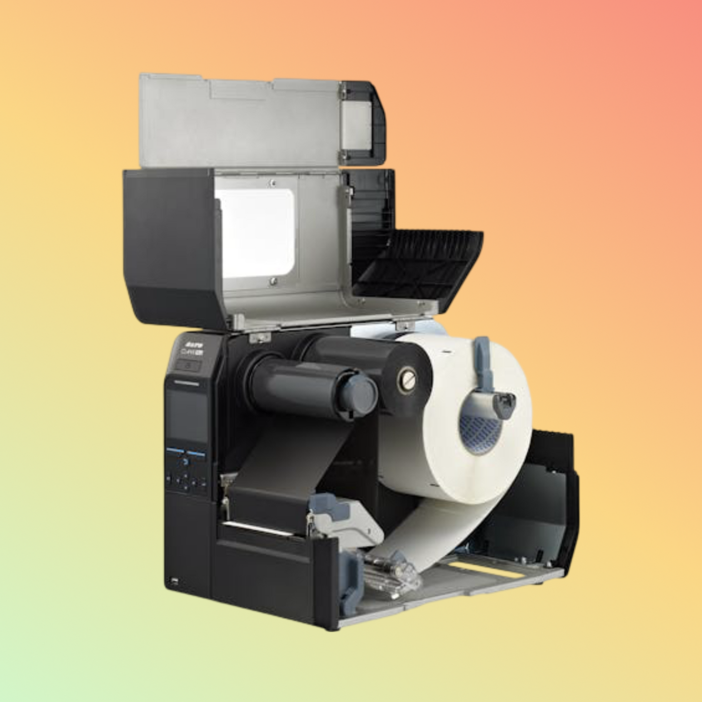 alt="SATO America CL4NX Plus industrial thermal printers designed for high-volume printing, featuring a durable build, high-resolution output, and multiple connectivity options."