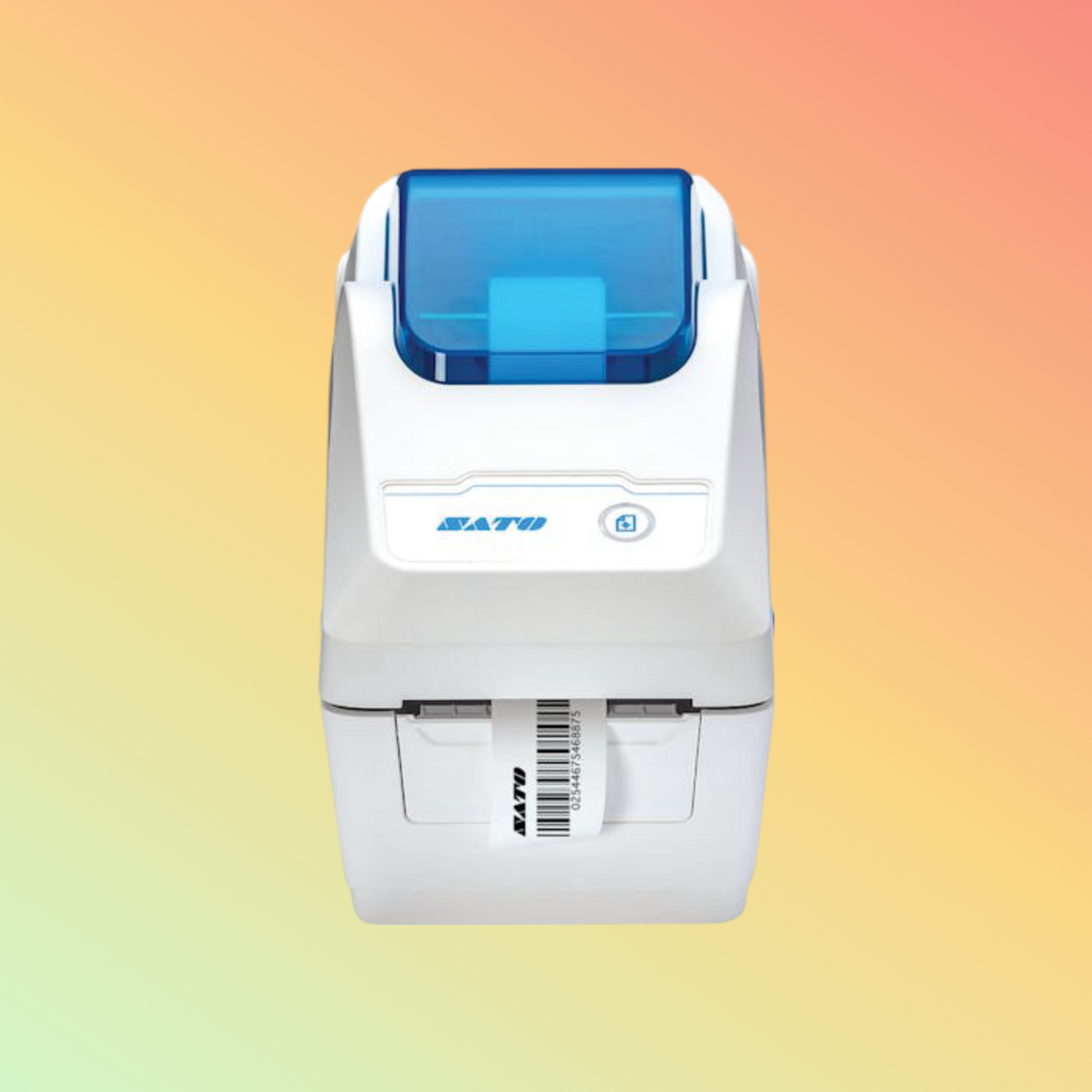 alt="SATO America WS208 DT printer designed for direct thermal printing, featuring a compact design, high-resolution output, and user-friendly operation for label printing."