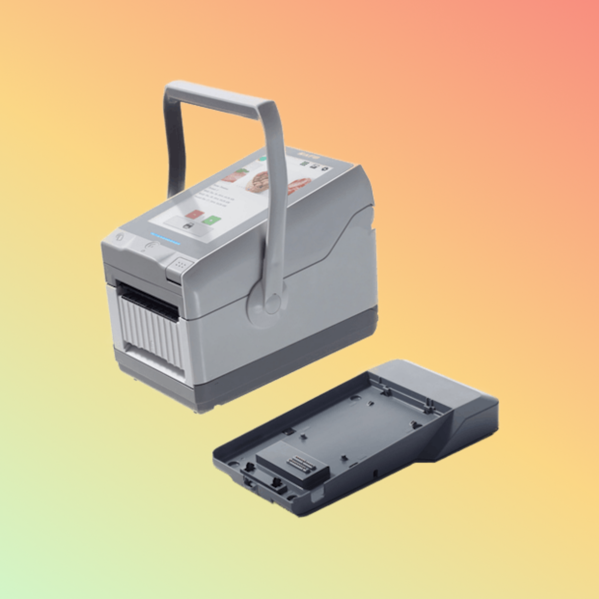 alt="SATO America FX3-LX specialty thermal printers, ideal for retail and healthcare environments, offering reliable performance, high-resolution output, and a user-friendly touchscreen."