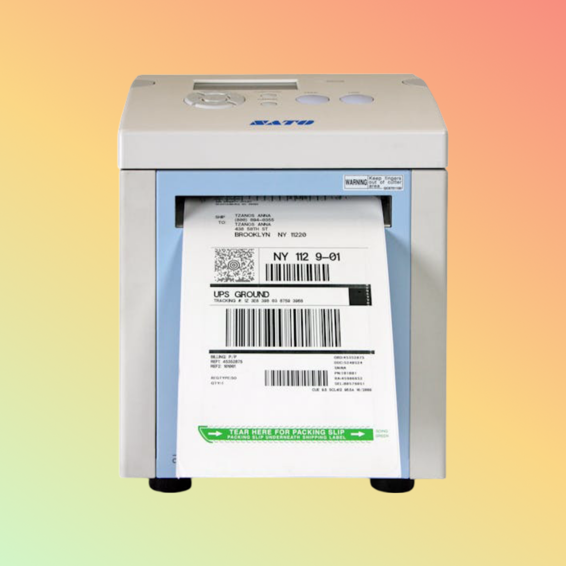 alt="SATO America GY4 Series specialty thermal printers designed for compact use, featuring high-resolution output, versatile connectivity, and reliable thermal printing capabilities."