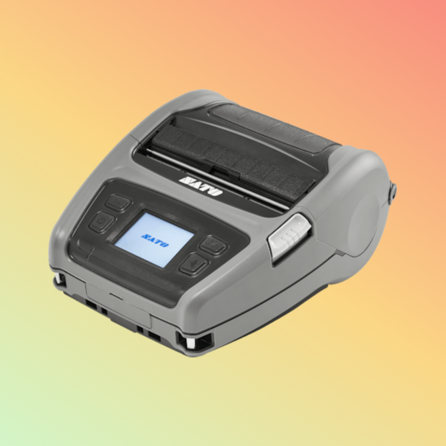 alt="Portable SATO America PV4 mobile thermal printers designed for mobile printing tasks, featuring a compact design, high-speed output, and versatile connectivity options."