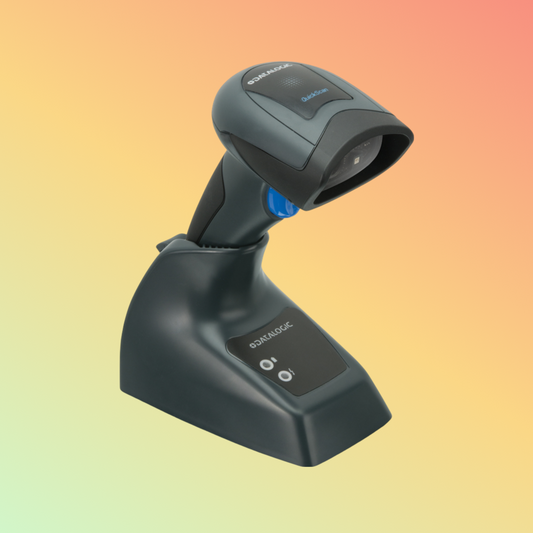 alt="DCI QBT2400 2D Bluetooth Barcode Scanner for versatile scanning"