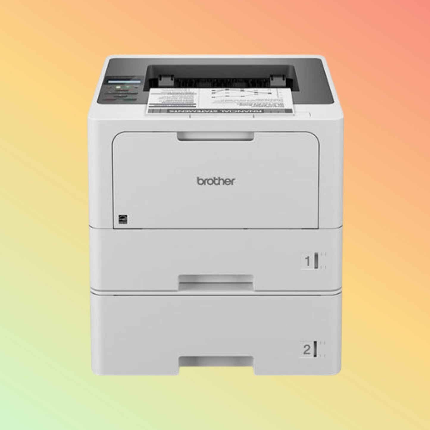 Brother HLL5210DWT Wireless Monochrome Laser Printer with Dual Paper