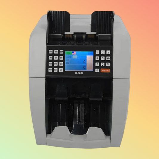 LCD Display Multi Currency Cash Counting Machine Money Counter H-8800