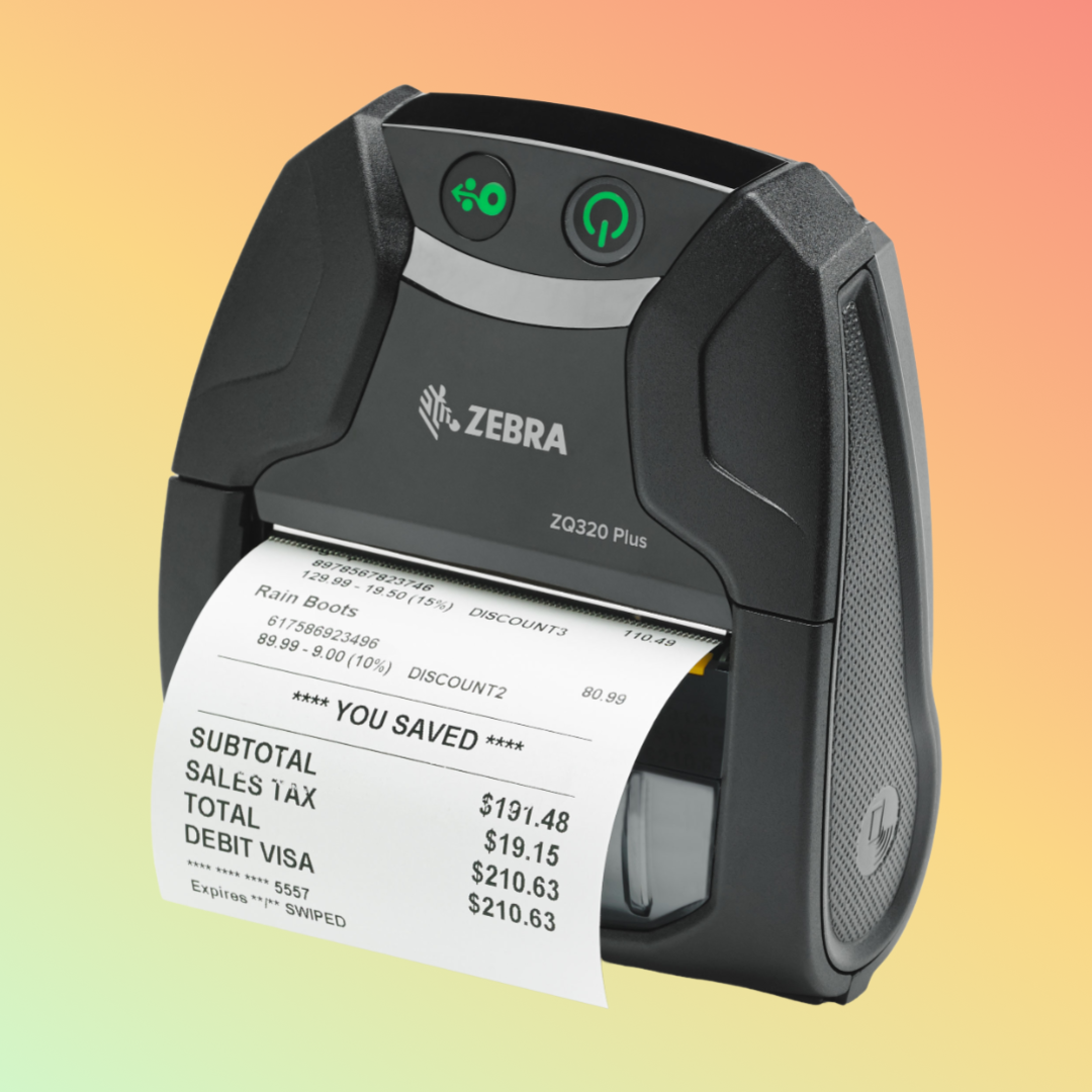 ZEBRA ZQ310/ZQ320 Mobile Printer (Black)