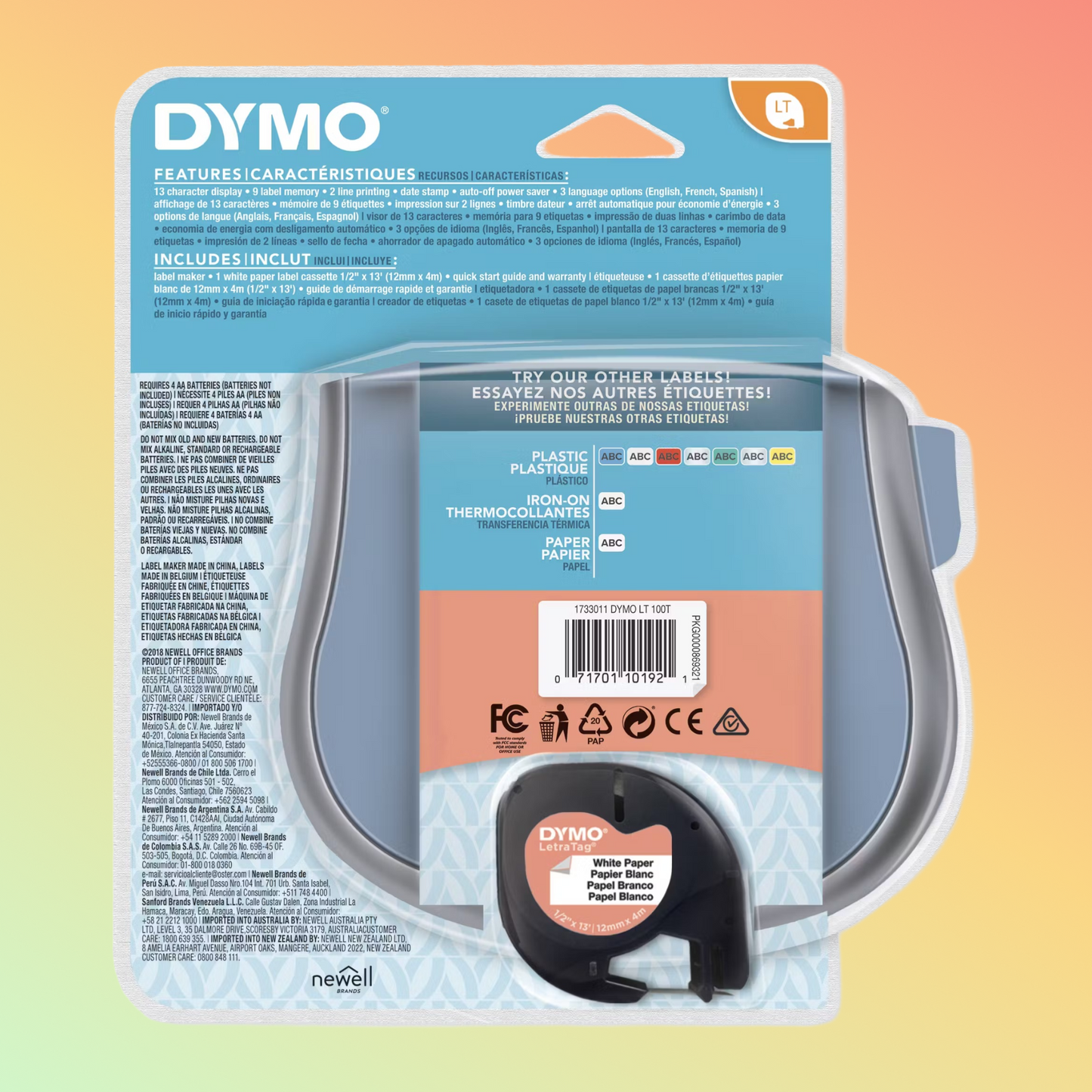 DYMO LetraTag 100T Label Maker