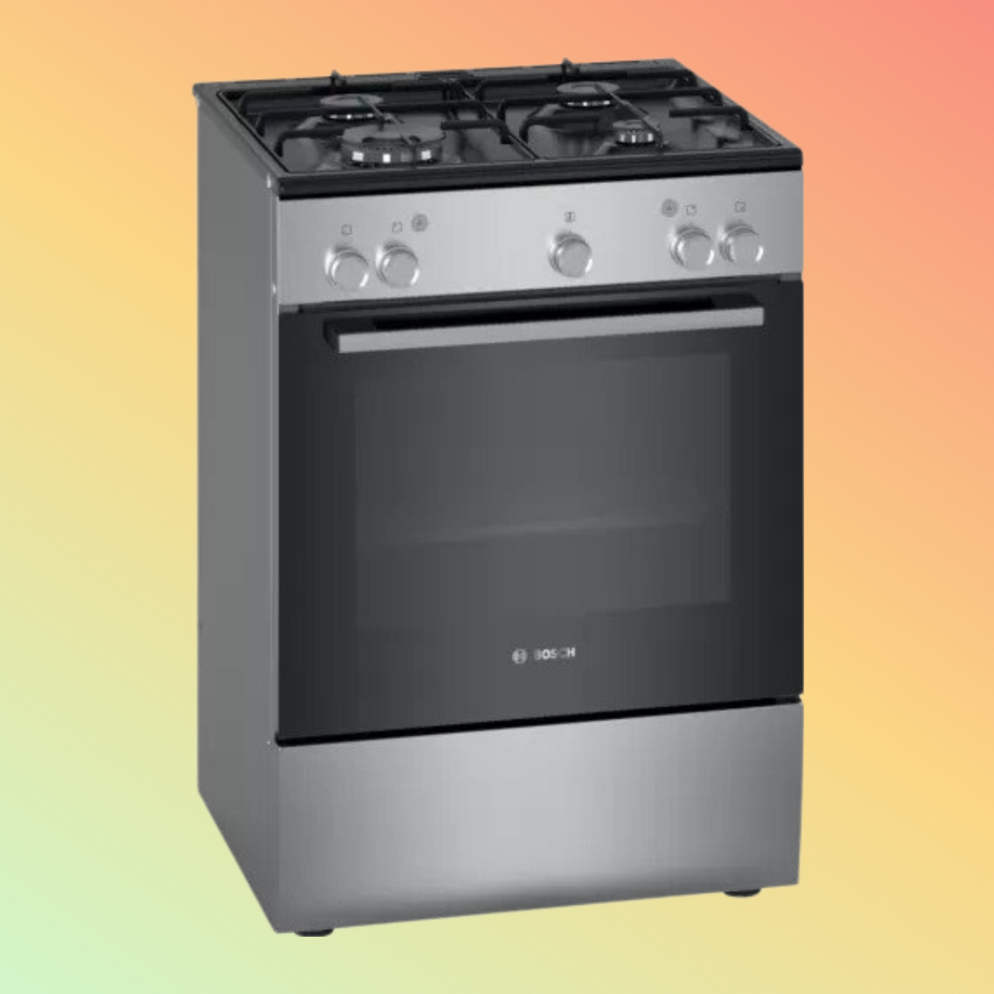 Bosch 90cm stainless steel gas cooker