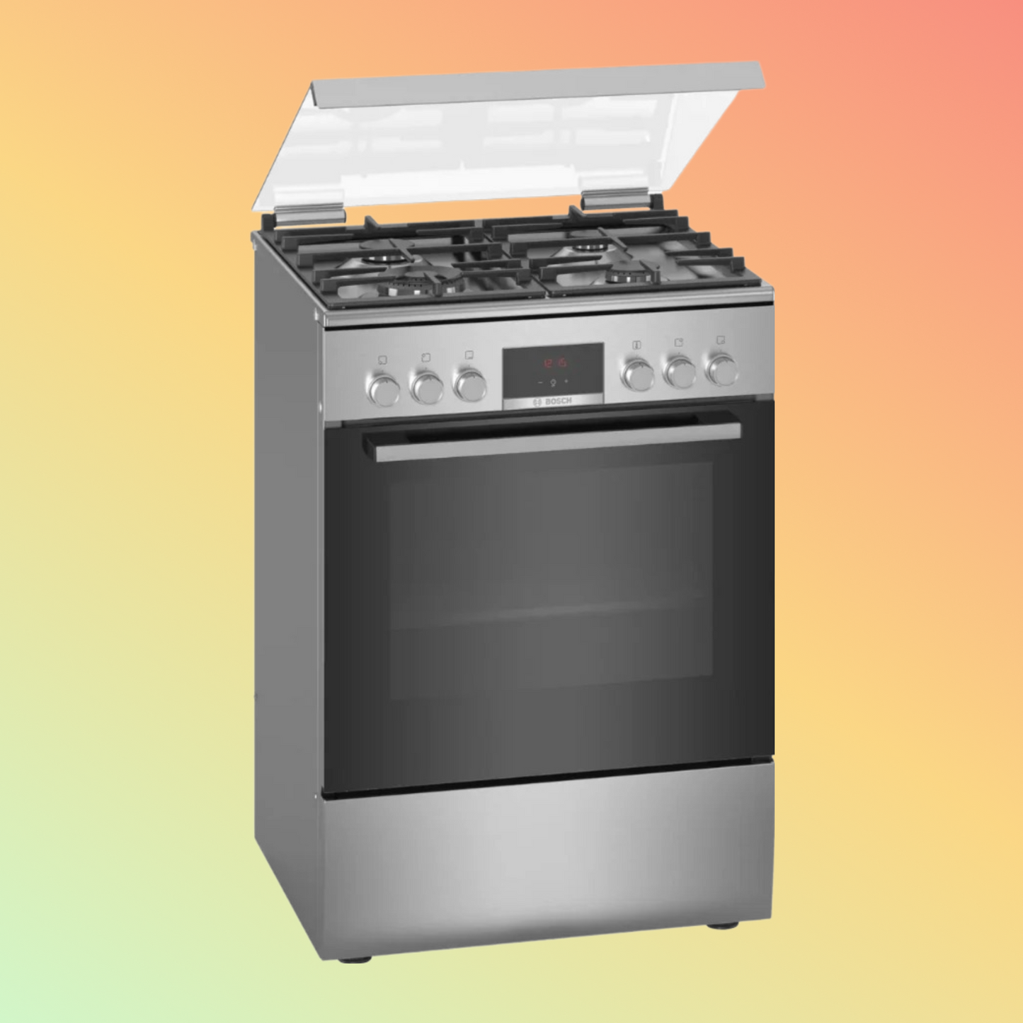 Bosch 90cm stainless steel gas cooker