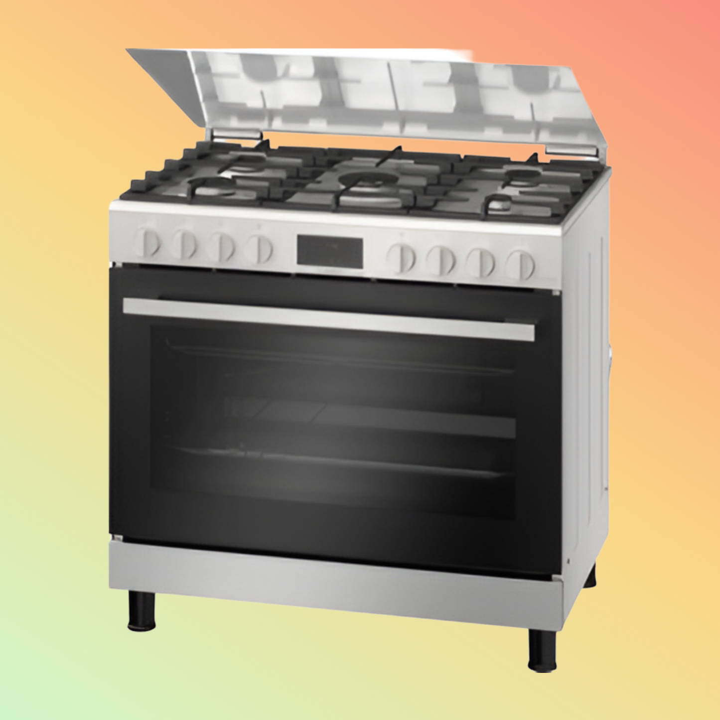 Bosch 90cm stainless steel gas cooker