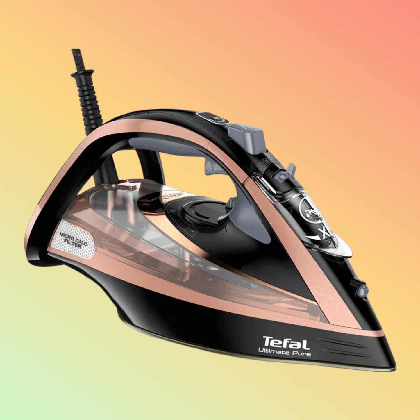 TEFAL Ultimate Pure Steam Iron, 3100 Watts Black