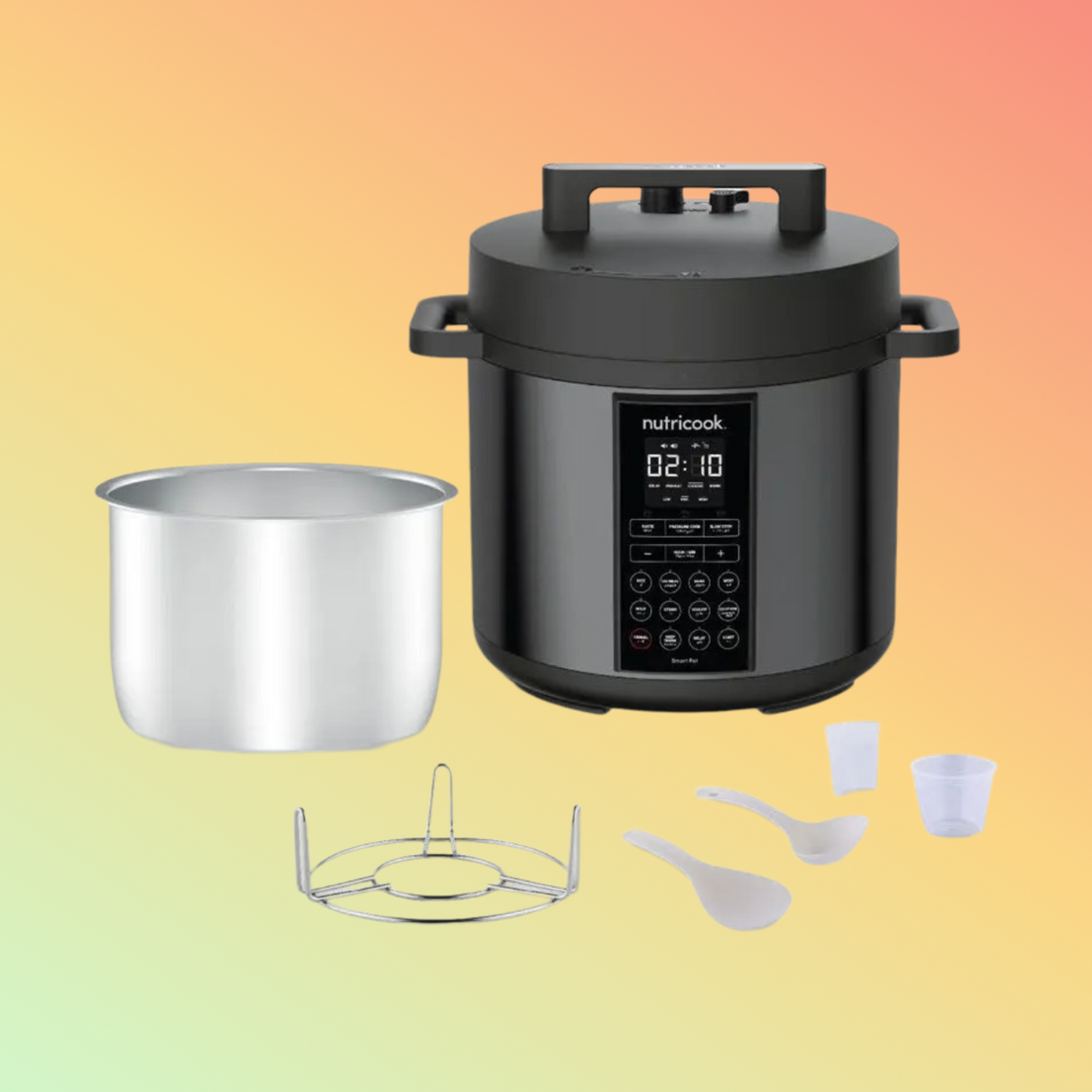 NUTRICOOK SMARTPOT 2 8L, BLACK SS