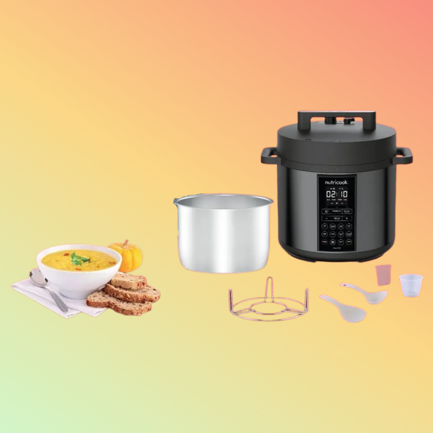 NUTRICOOK SMARTPOT 2 8L, BLACK SS