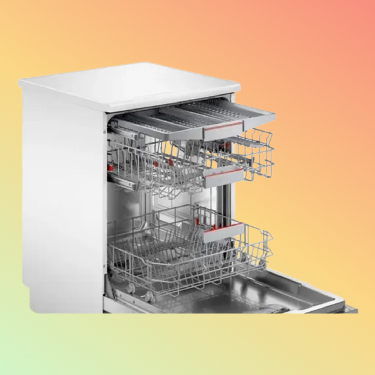 BOSCH SMS6HMW27M Series 6 Free-Standing Dishwasher 60 cm