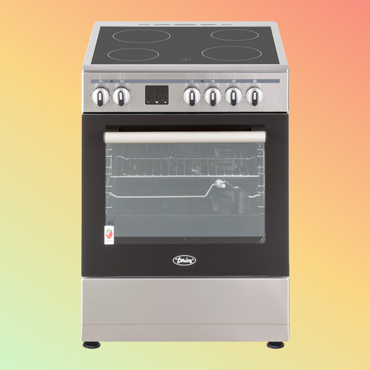 Terim 60X60 Ceramic Cooking Range, 6 Oven Function with Turbo Fan