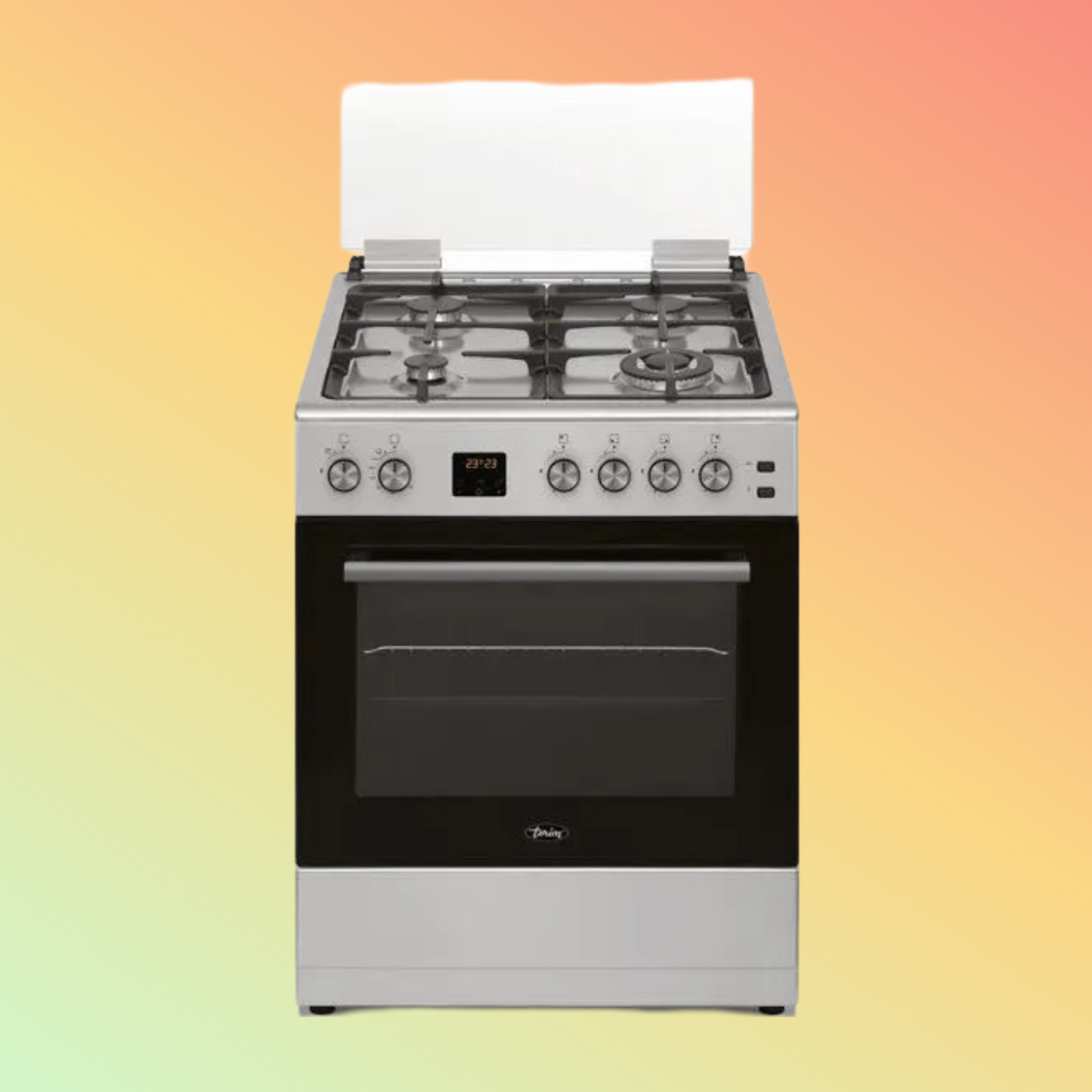 Terim TERGE66ST Combination Cooker, Silver-Black