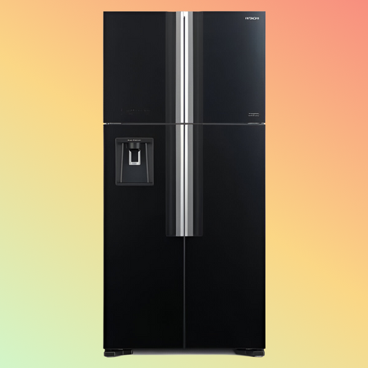 Hitachi RW760PUK7GBK 760L French Door Refregerator, Black