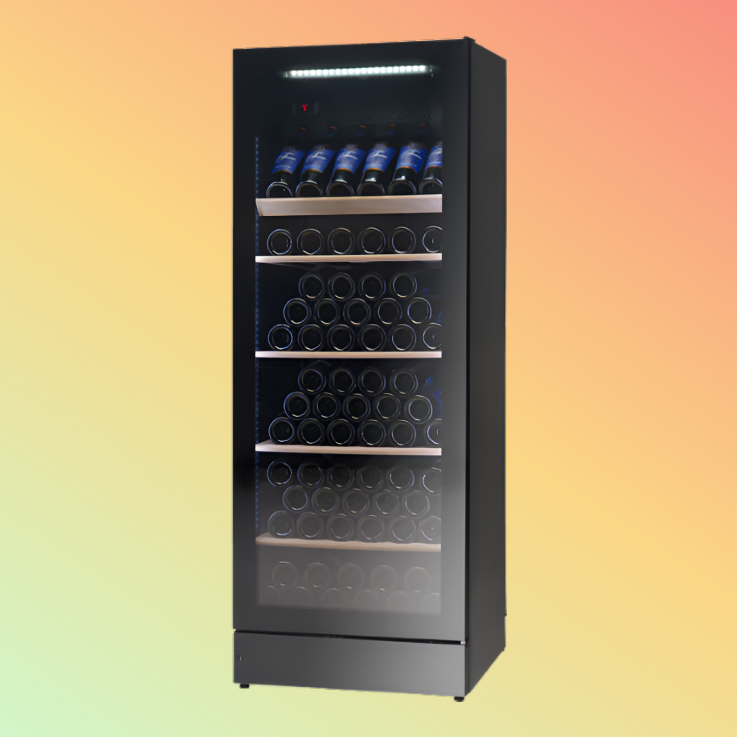 Vestfrost Beverage Cooler, 147 Bottles, W155BLACK