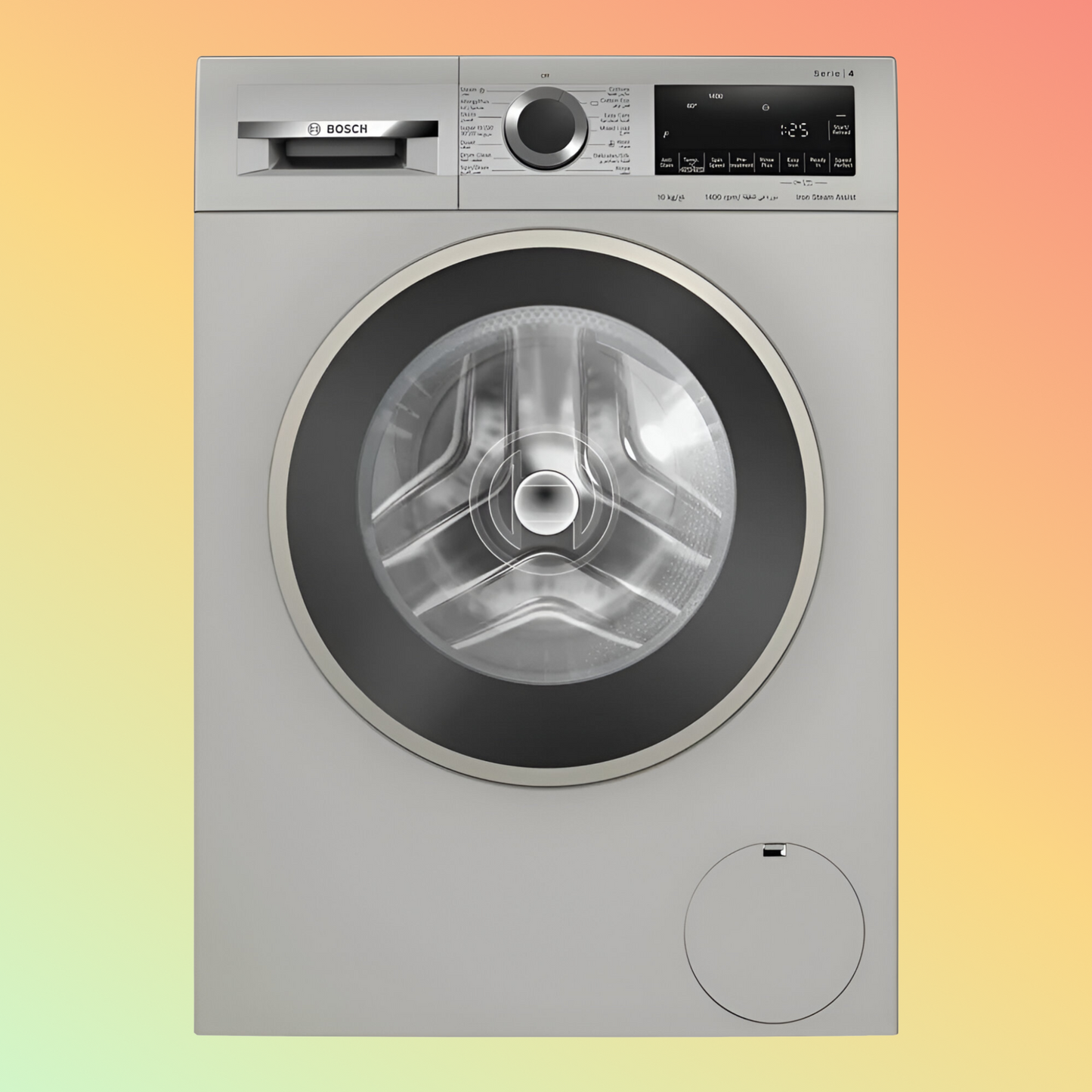 Bosch WGA2540XGC Series 4 Front Load Washer 10 kg,Silver