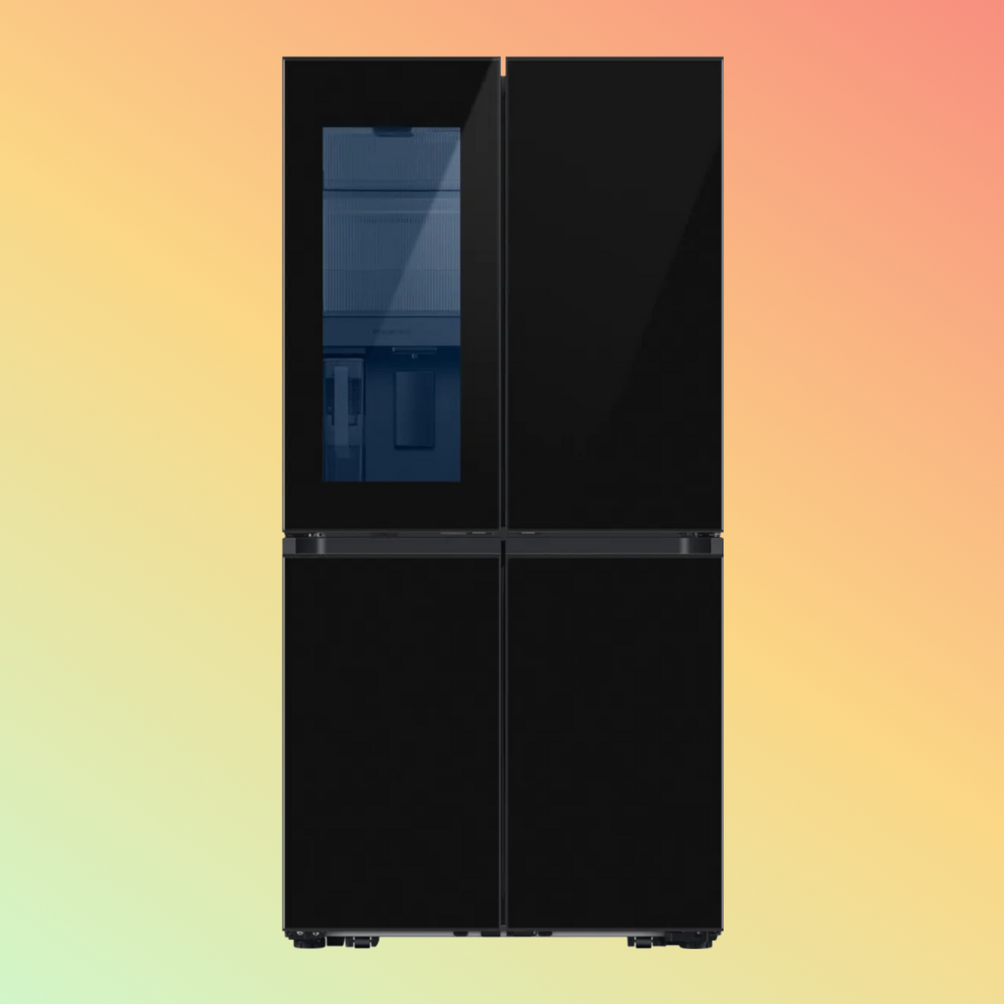 Samsung 548 Litres French Door Refrigerator with See-thru Door - Black