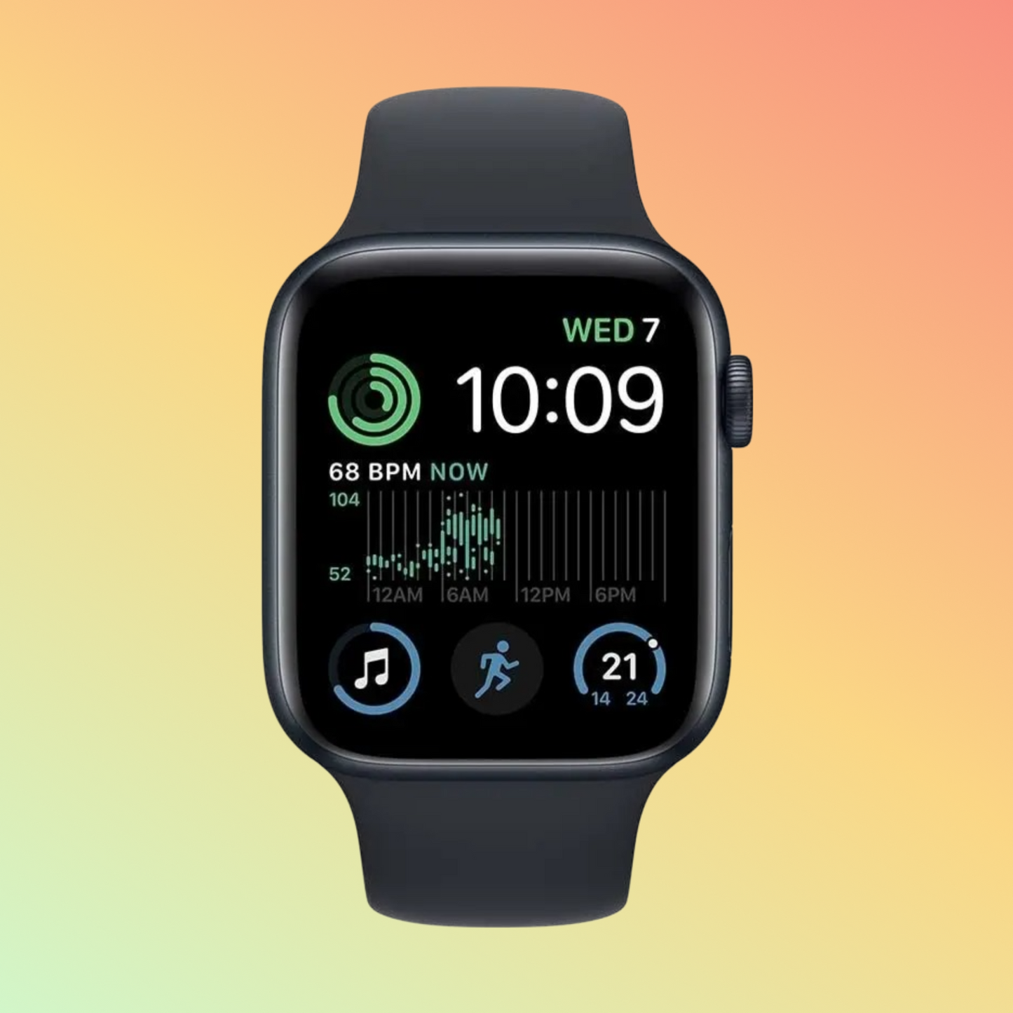 Apple Watch SE GPS 40mm Midnight Aluminium Cas