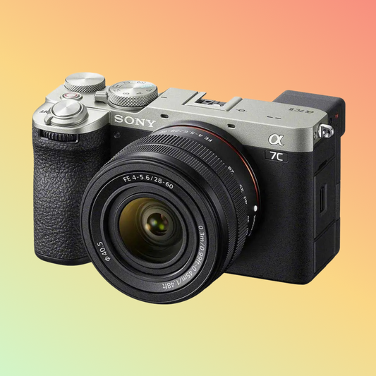 Sony a7C II Mirrorless Camera with 28-60mm Lens, Silver