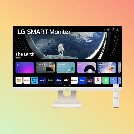 LG 27SR50F-W 27" 14ms 60Hz FHD IPS Smart Monitor with webOS