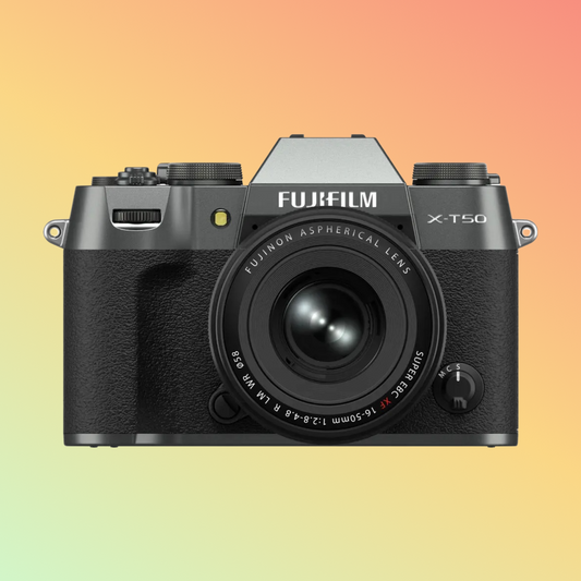 Fujifilm X-T50 Mirrorless Camera with XF 16-50mm f/2.8-4.8 Lens (Charcoal Silver)