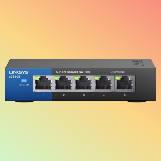 Linksys LGS105 5-Port Unmanaged Gigabit Ethernet Switch