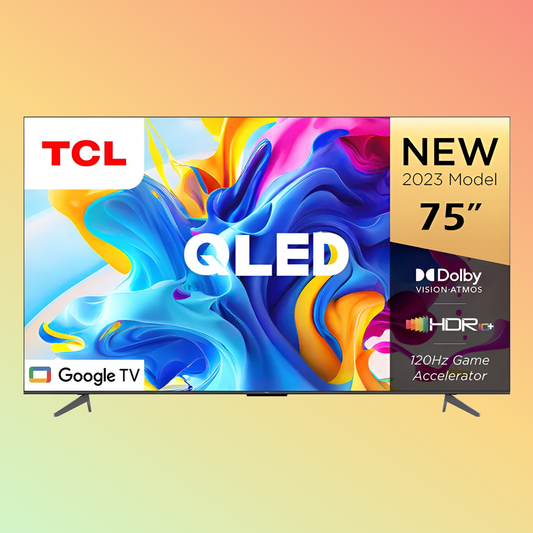 TCL 75" C64 Series 4K QLED TV with Google TV