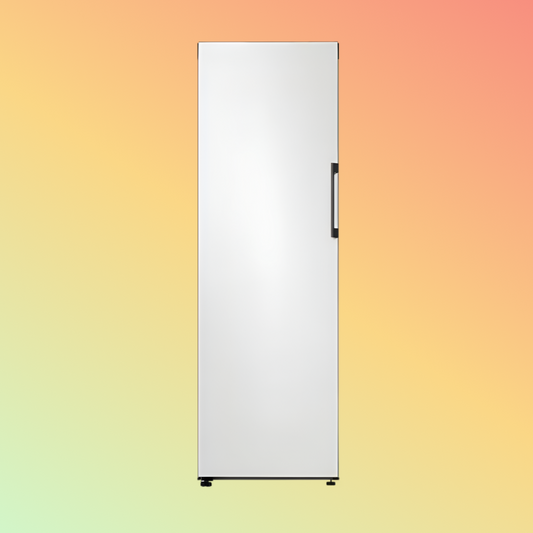 Samsung 11.4 cu.ft. Bespoke Refrigerator 1 Door All-around Cooling Cotta White