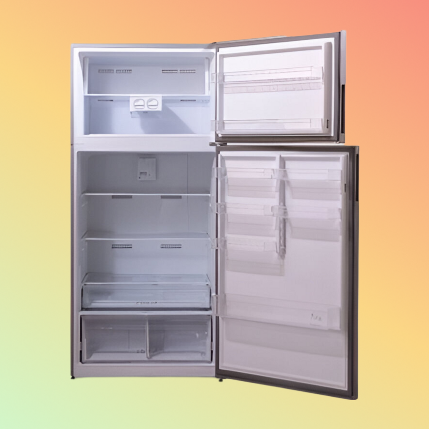 Terim Top freezer refrigerator, 575, Inox