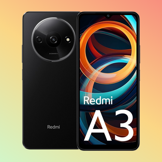 Redmi A3 (Midnight Black, 3GB RAM, 64GB Storage) Premium Halo Design 90Hz Display