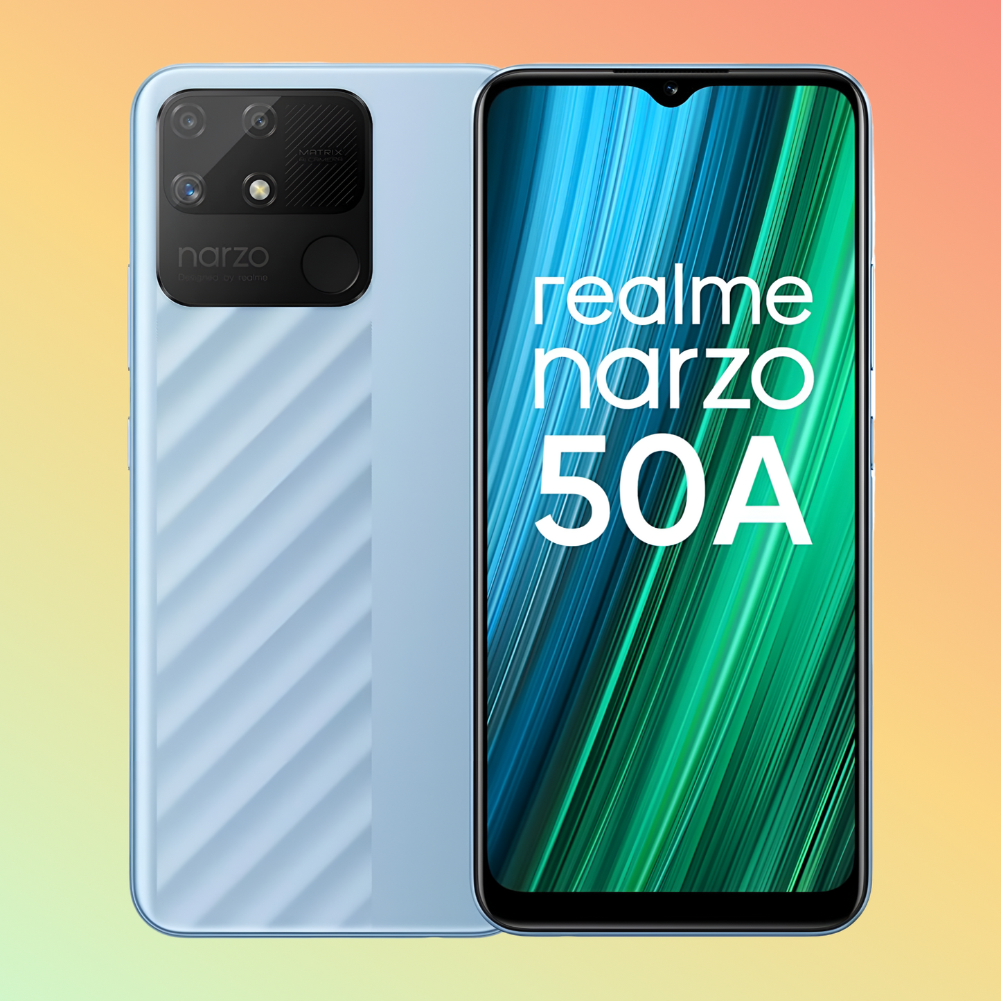 Realme Narzo 50A 128GB ROM + 4GB RAM Factory Unlocked 4G/LTE (Oxygen Blue)