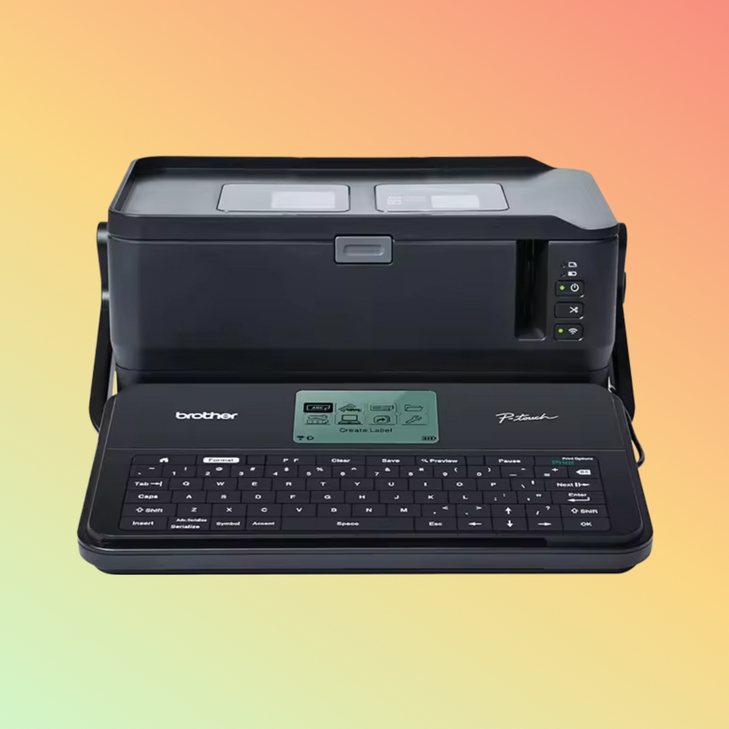 Brother P-Touch PTE800W Portable Industrial Desktop Portable Label Printer PT-E850TKW