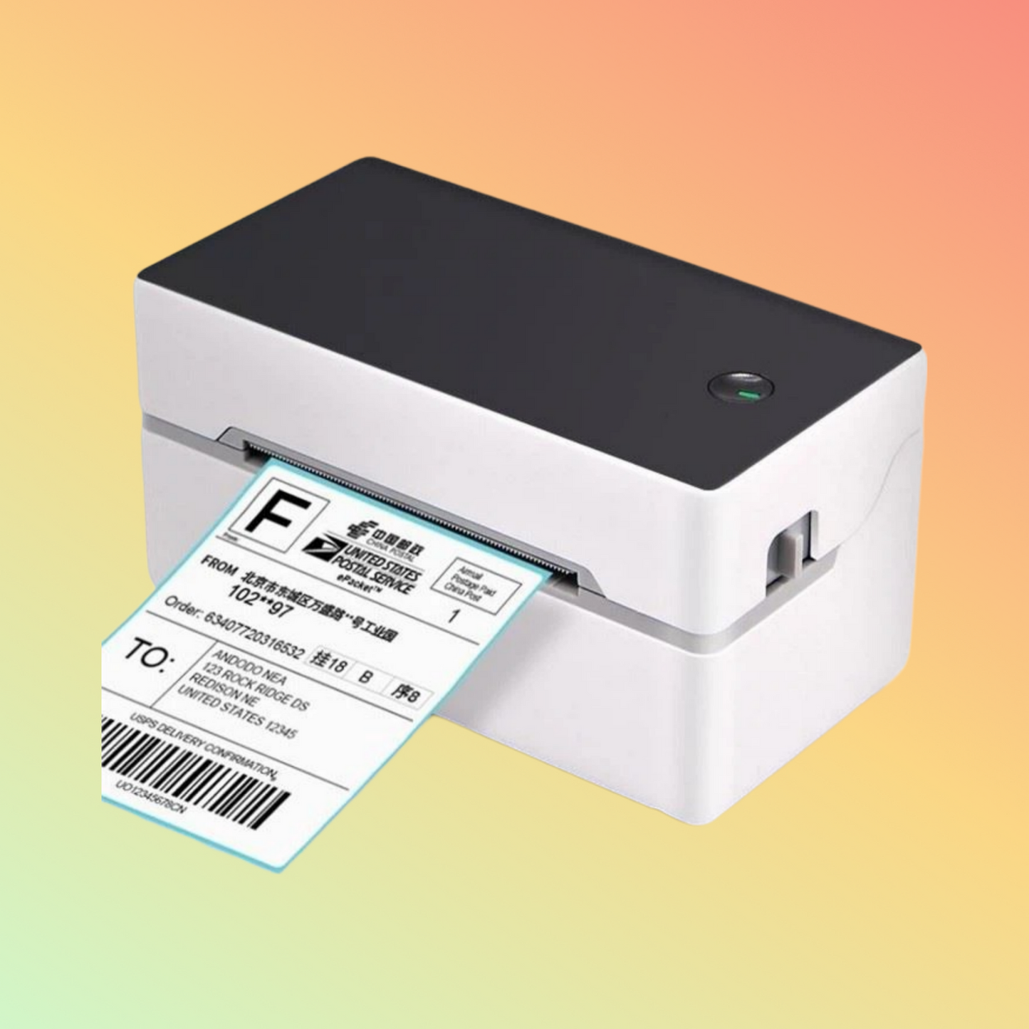 Thermal Label Sticker Printer 203dpi