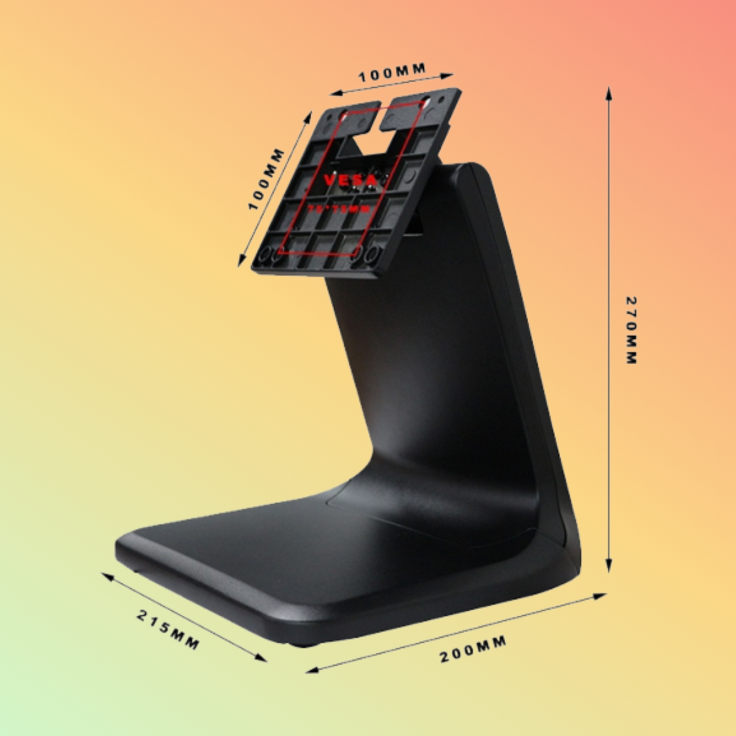 Matsuda POS Aluminum Alloy Cash Register Display Monitor