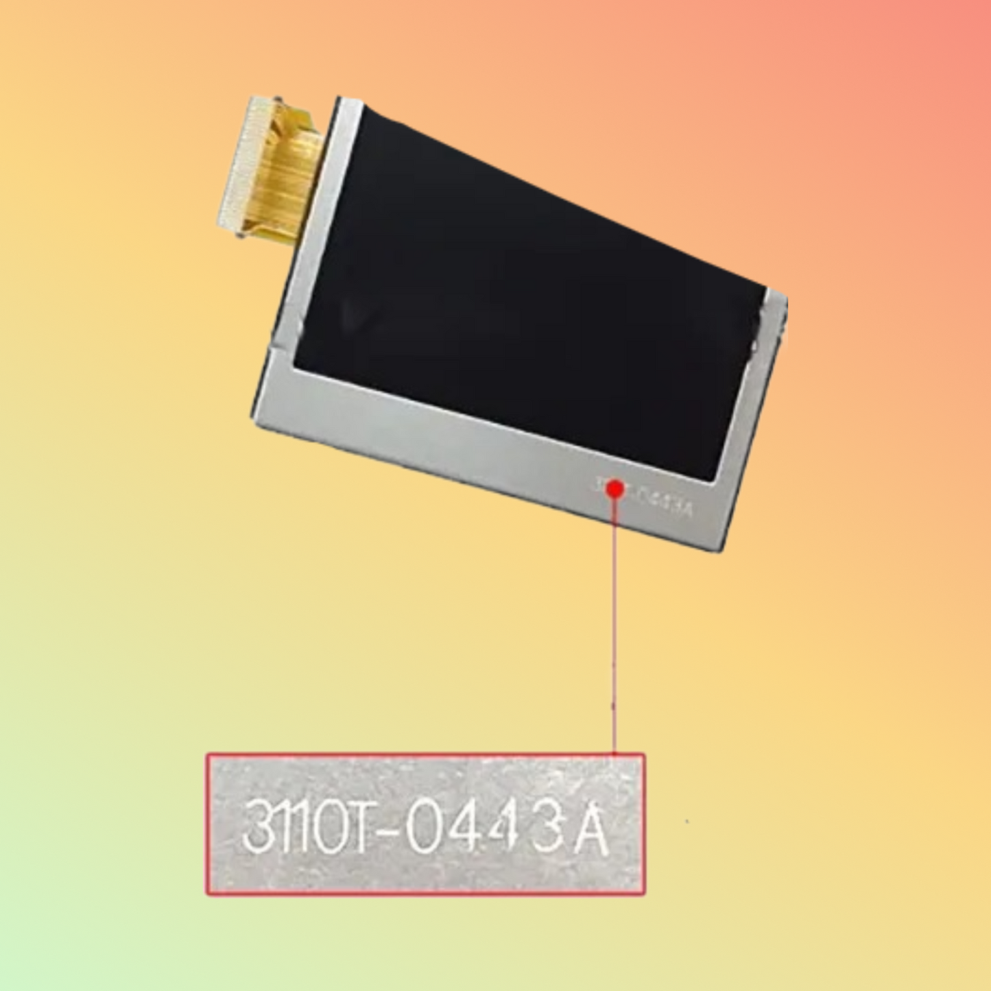 LCD(3110T-0443A)(Grey Frame) for MC9090