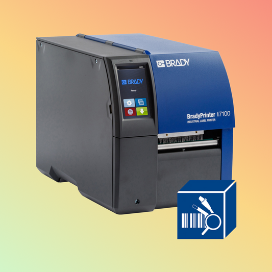 BradyPrinter i7100 300 dpi Label Printer with Wire ID Software