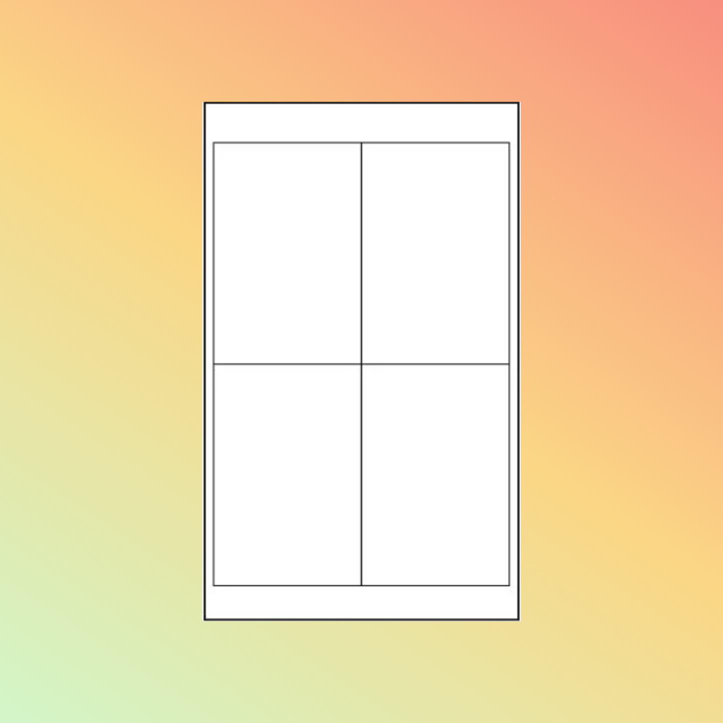 Barcodefactory 4x6 Laser Label [Multi Colors]