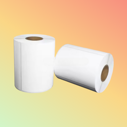 102x102 High Glossy Adhesive Paper Label Roll