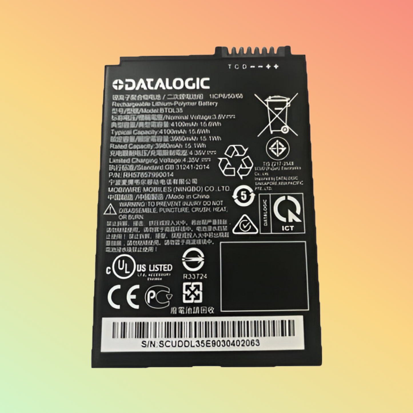 Battery BTDL35 for Datalogic Memor 10