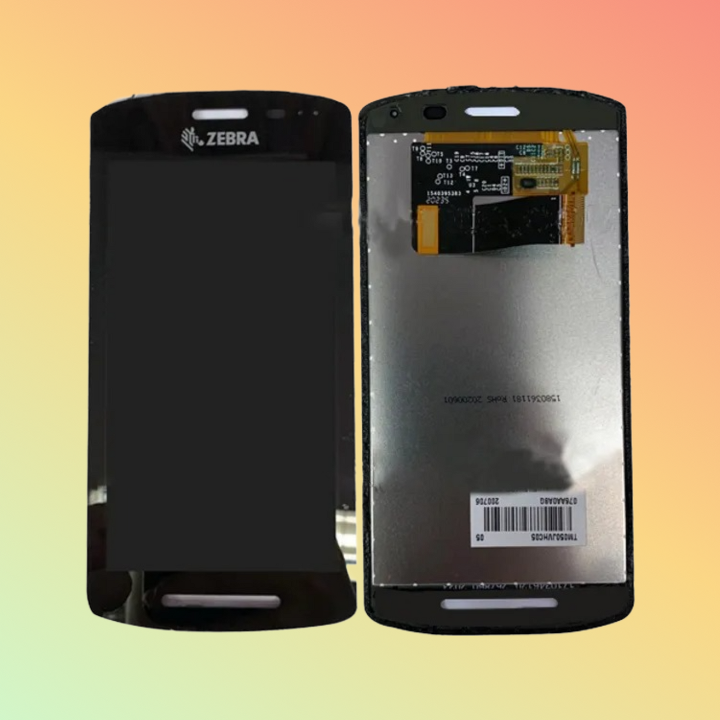 Compatible LCD with Touch with front camera version Replacement for Zebra Motorola TC21, TC26