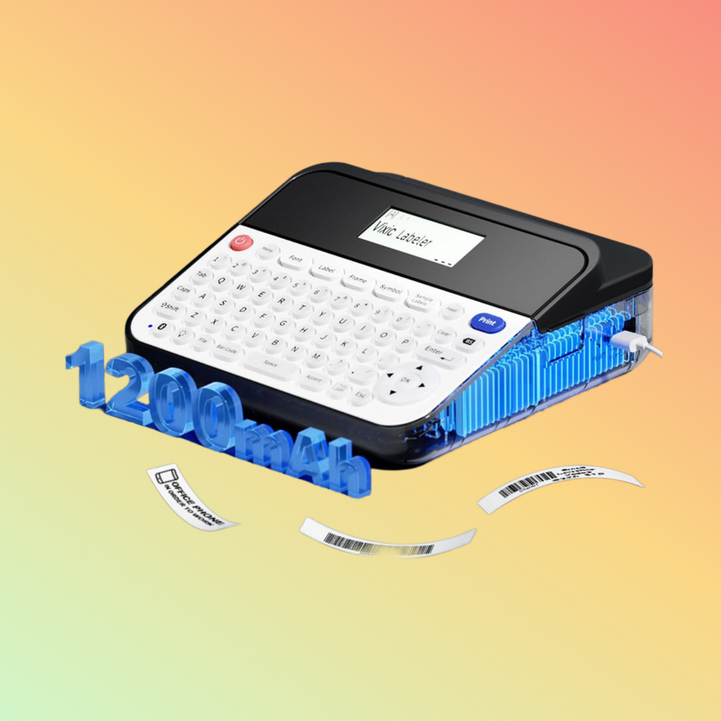 D480BT ­ Keyboard Label Printer